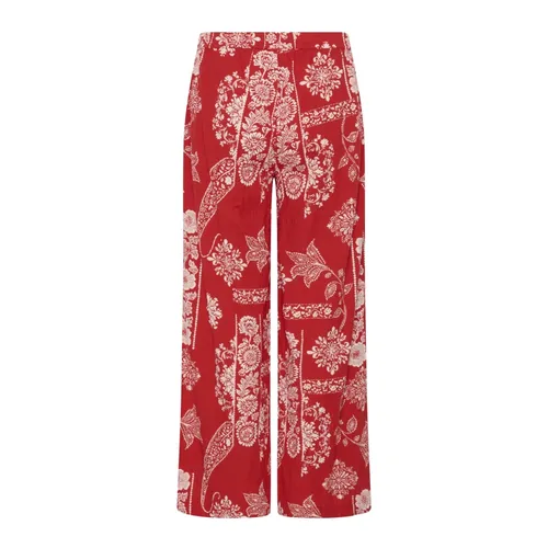 Trousers > Wide Trousers - - Cream - Modalova