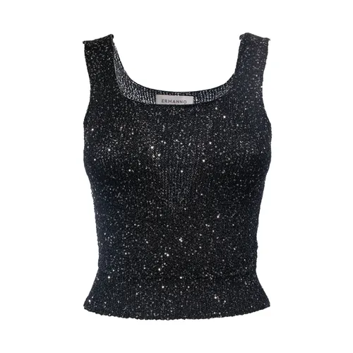 Tops > Sleeveless Tops - - Ermanno Scervino - Modalova