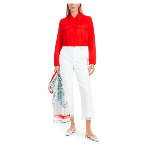 Trousers > Cropped Trousers - - Marc Cain - Modalova