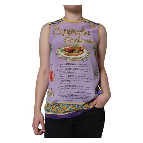 Tops > Sleeveless Tops - - Dolce & Gabbana - Modalova