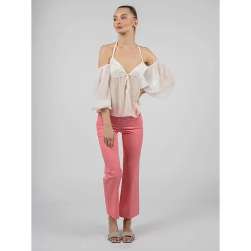Trousers > Cropped Trousers - - Patrizia Pepe - Modalova