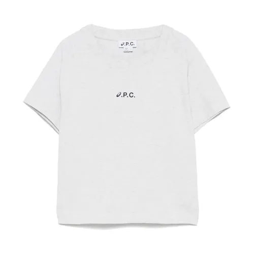 A.p.c. - Tops > T-Shirts - Gray - A.p.c. - Modalova