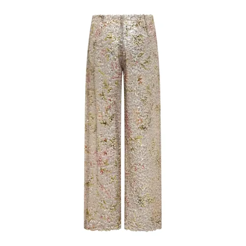 Trousers > Wide Trousers - - Alberta Ferretti - Modalova