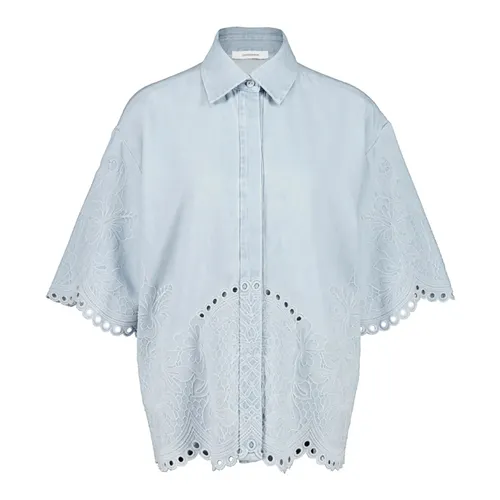 Blouses & Shirts > Denim Shirts - - Zimmermann - Modalova