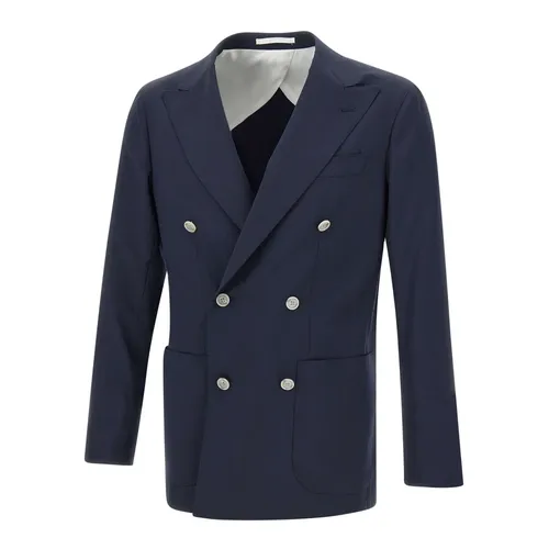 Barba - Jackets > Blazers - Blue - Barba - Modalova