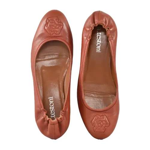 Shoes > Flats > Ballerinas - - Testoni - Modalova