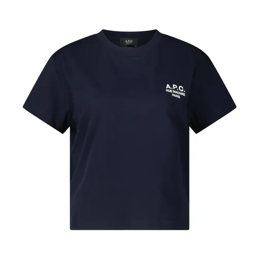 A.p.c. - Tops > T-Shirts - Blue - A.p.c. - Modalova