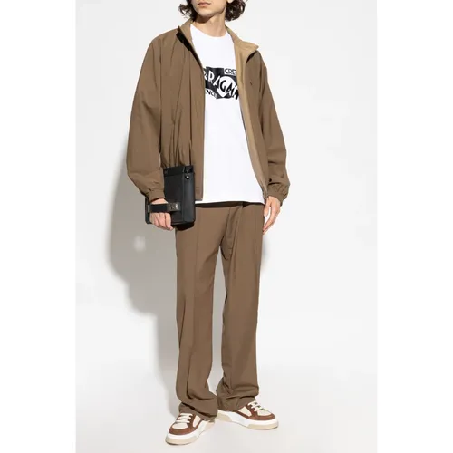 Trousers > Straight Trousers - - Ferragamo - Modalova