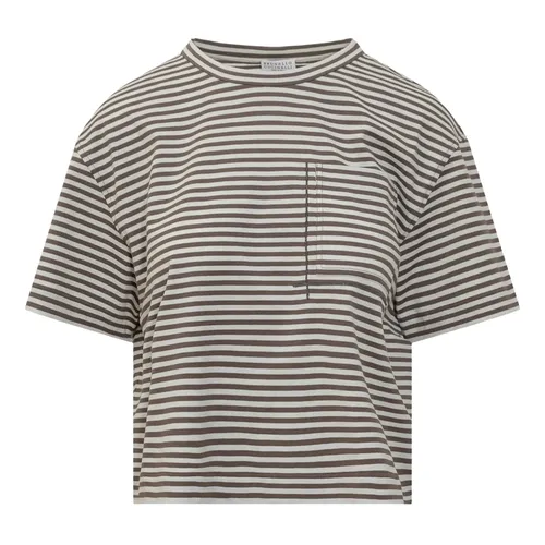 Tops > T-Shirts - - Brunello Cucinelli - Modalova