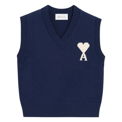 Knitwear > Sleeveless Knitwear - - Ami Paris - Modalova