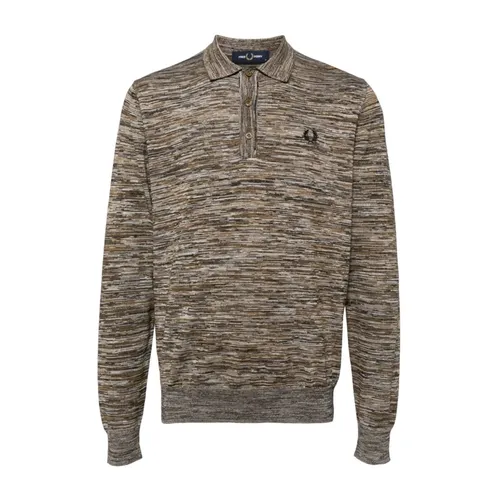 Knitwear > V-neck Knitwear - - Fred Perry - Modalova