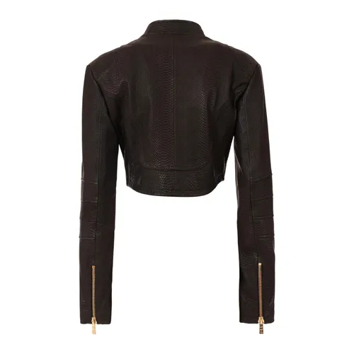 Jackets > Leather Jackets - - Roberto Cavalli - Modalova