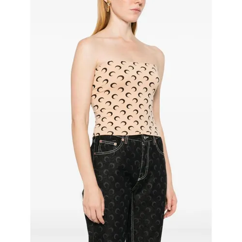 Tops > Sleeveless Tops - - Marine Serre - Modalova