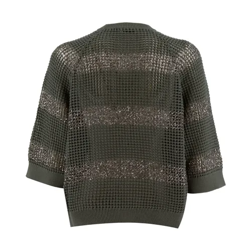 Knitwear > Round-neck Knitwear - - Brunello Cucinelli - Modalova