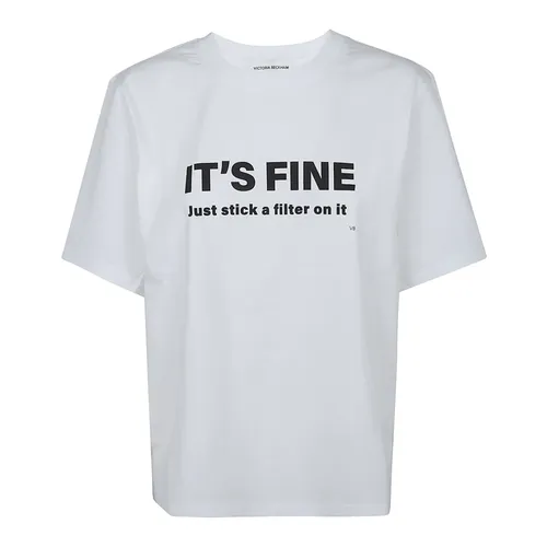 Tops > T-Shirts - - Victoria Beckham - Modalova