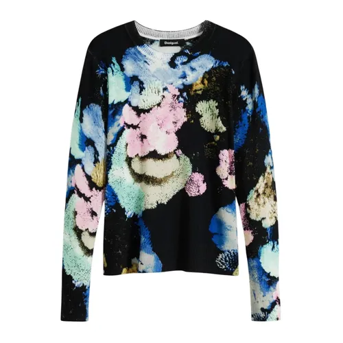 Knitwear > Round-neck Knitwear - - Desigual - Modalova