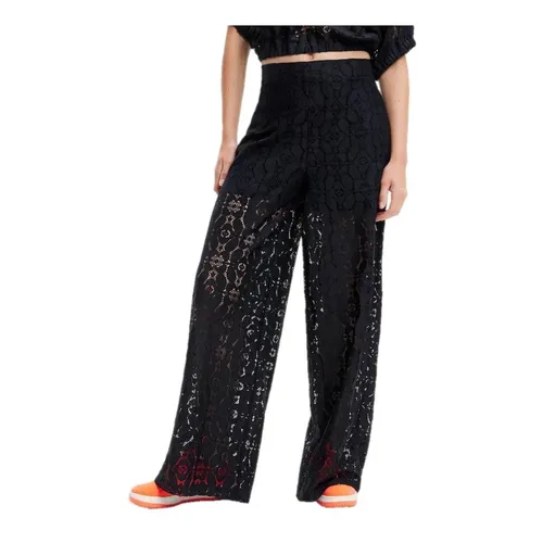 Trousers > Wide Trousers - - Desigual - Modalova
