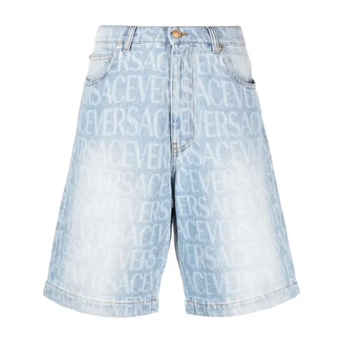Shorts > Denim Shorts - - Versace - Modalova
