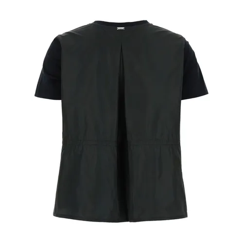 Herno - Tops > T-Shirts - Black - Herno - Modalova