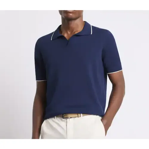 Fay - Tops > Polo Shirts - Blue - Fay - Modalova