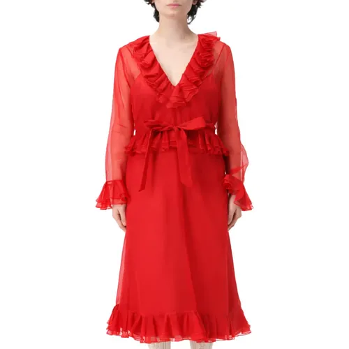 Dresses > Day Dresses > Midi Dresses - - Valentino Garavani - Modalova
