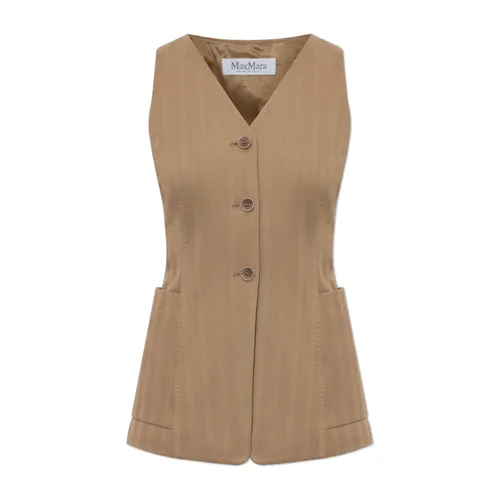 Jackets > Vests - - Max Mara - Modalova