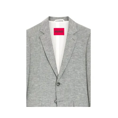 Hugo - Jackets > Blazers - Gray - Hugo - Modalova