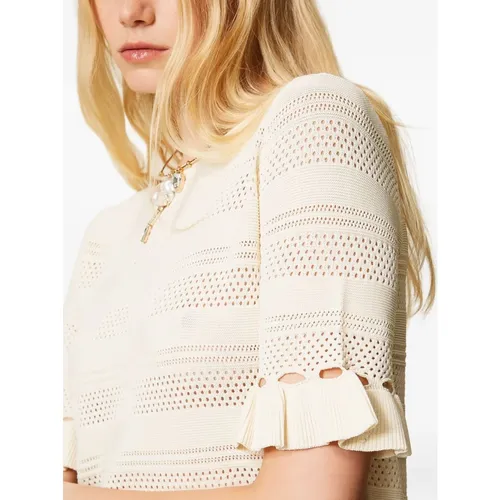Knitwear > Round-neck Knitwear - - Twinset - Modalova