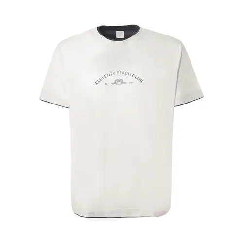 Tops > T-Shirts - - Eleventy - Modalova