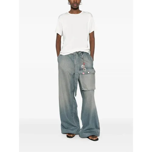 Diesel - Tops > T-Shirts - White - Diesel - Modalova