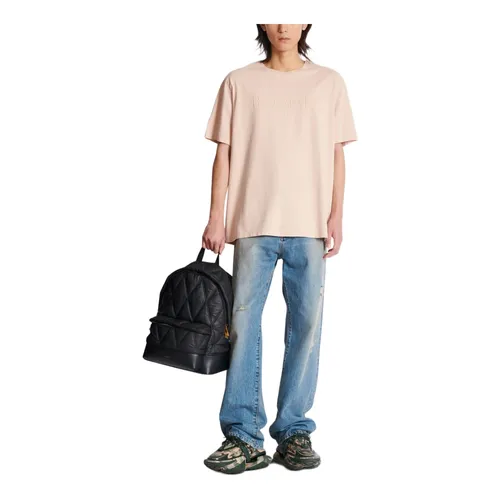 Balmain - Tops > T-Shirts - Beige - Balmain - Modalova