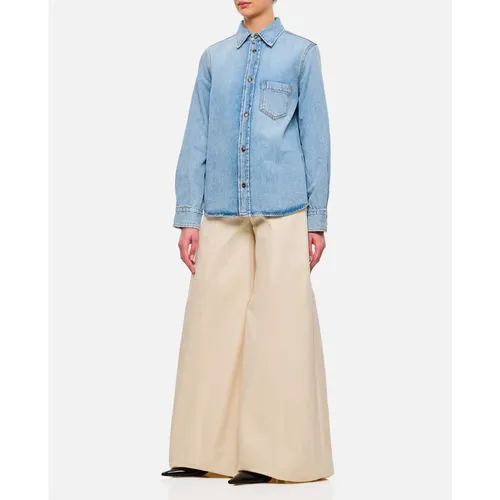 Blouses & Shirts > Denim Shirts - - Haikure - Modalova