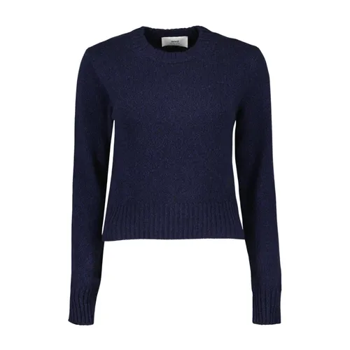 Knitwear > Round-neck Knitwear - - Ami Paris - Modalova