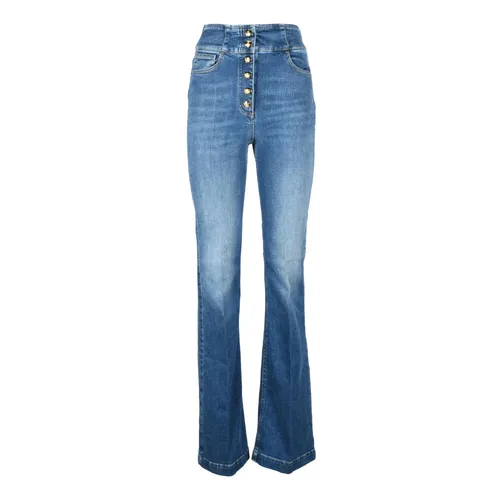 Jeans > Flared Jeans - - Elisabetta Franchi - Modalova