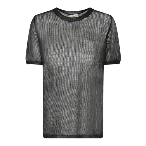 Herno - Tops > T-Shirts - Black - Herno - Modalova