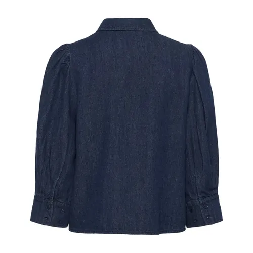 Blouses & Shirts > Denim Shirts - - Soaked in Luxury - Modalova