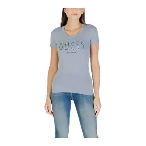 Guess - Tops > T-Shirts - Blue - Guess - Modalova