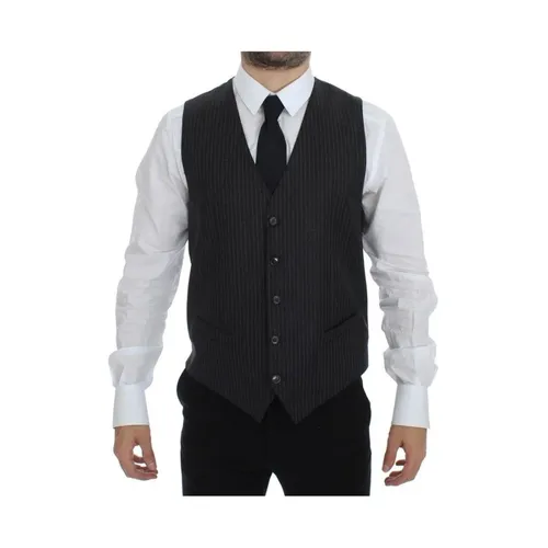 Suits > Suit Vests - - Dolce & Gabbana - Modalova