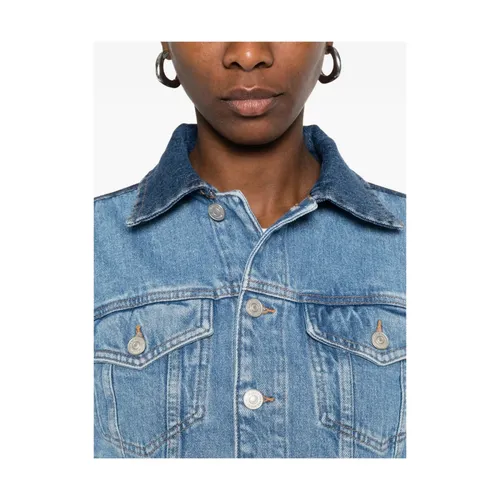 Jackets > Denim Jackets - - 7 For All Mankind - Modalova