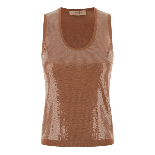 Tops > Sleeveless Tops - - Twinset - Modalova