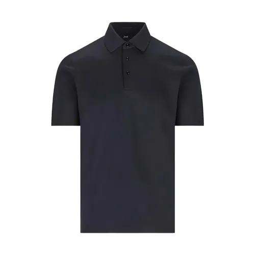Herno - Tops > Polo Shirts - Blue - Herno - Modalova
