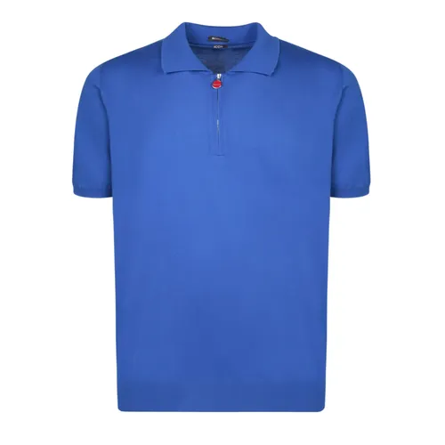 Kiton - Tops > Polo Shirts - Blue - Kiton - Modalova