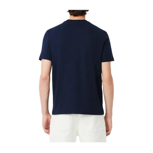 Lacoste - Tops > T-Shirts - Blue - Lacoste - Modalova
