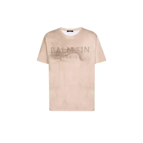 Balmain - Tops > T-Shirts - Beige - Balmain - Modalova