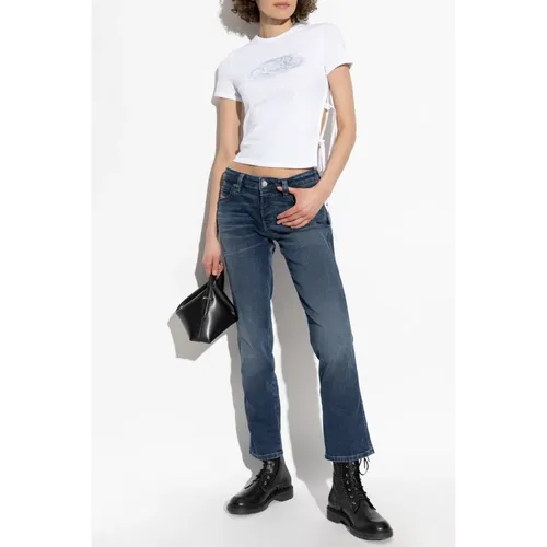 Diesel - Tops > T-Shirts - White - Diesel - Modalova