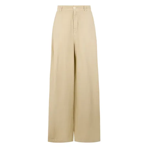 Trousers > Wide Trousers - - 120% Lino - Modalova