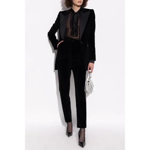 Trousers > Straight Trousers - - Dolce & Gabbana - Modalova