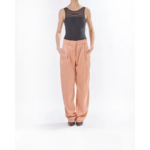 Trousers > Wide Trousers - - Genny - Modalova
