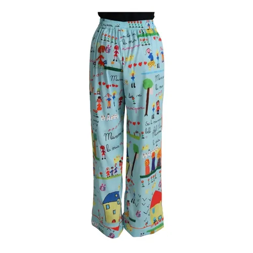 Trousers > Wide Trousers - - Dolce & Gabbana - Modalova
