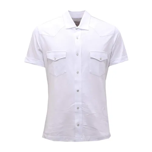 Shirts > Short Sleeve Shirts - - Eleventy - Modalova